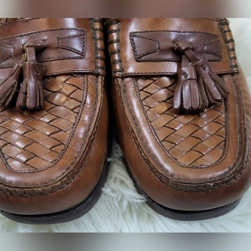 Florsheim's Brown Loafers with it Weaved‎ Designer Style Size 11